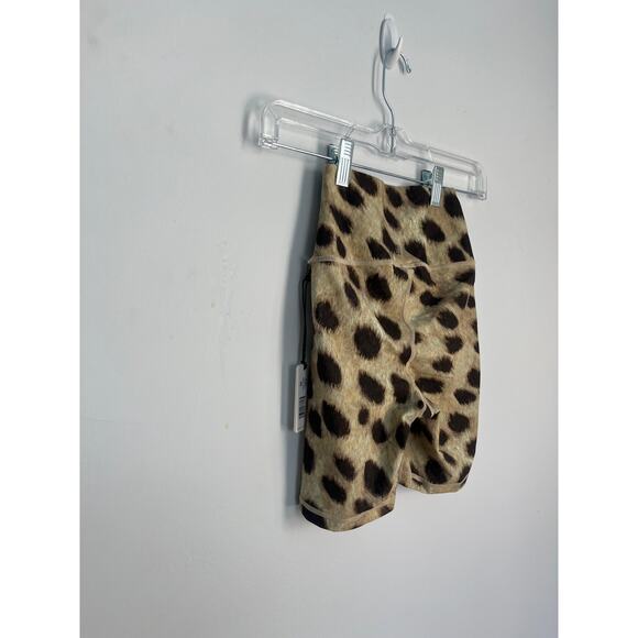 WeWoreWhat Leopard Print Biker Shorts Women XS High Waist‎ Stretch NWT - Picture 9 of 10